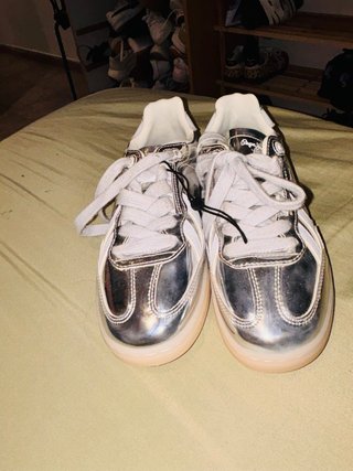 Zapatillas Pepe Jeans Plateadas