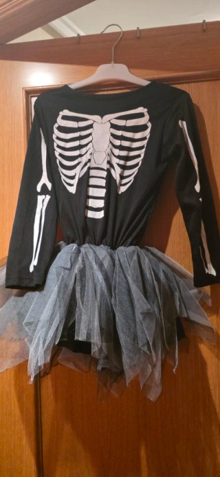 Disfraz niña esqueleto Halloween
