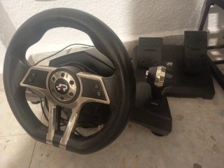 Volante PS4 con pedales y palanca