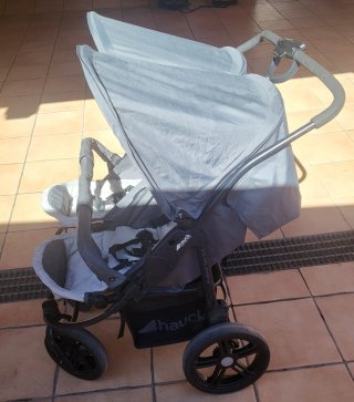 Carro Doble Gris