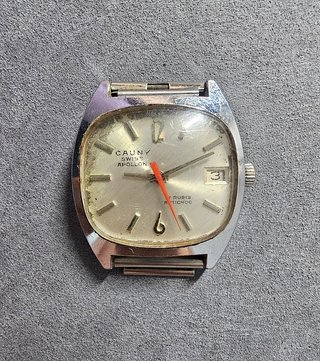 Reloj Cauny Apollon Cuerda Vintage 17 Rubíes