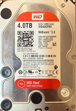 Disco Duro WD 4TB NASware 3.0