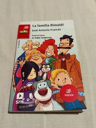 Libro infantil Familia Rimaldi poemas