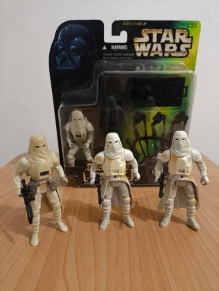 Star Wars Cañón E-WEB + 4 Figuras Snowtroopers.