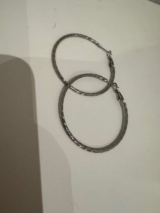 Pendientes de Aro Plateados