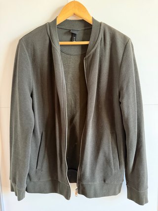Chaqueta cárdigan H&M verde oliva