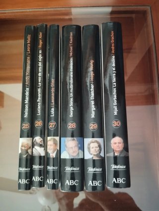 Colección Bibliografía famosos ABC. 25 al 30