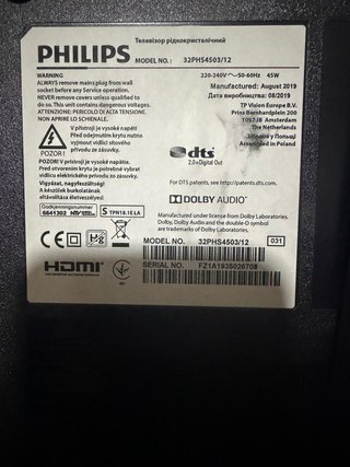 Main Board Philips 32PHS4503/12