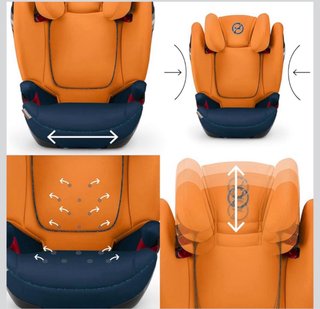 Cybex Solution S-Fix Silla Coche,Grupo 2/3,15-36kg