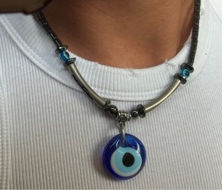 Collar con Abalorio de Ojo Turco