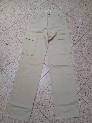 Jeans cargo beige scuro