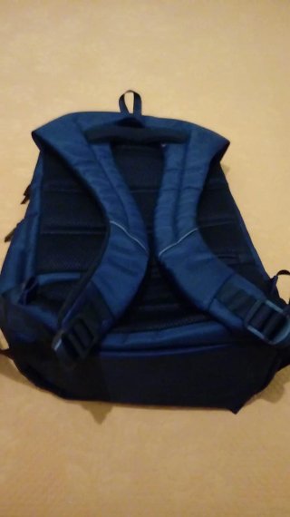 Mochila Bayer azul para viajar