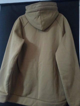 Sudadera Joma Beige con Cremallera y Capucha