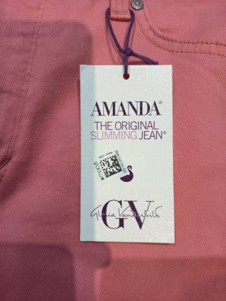 Pantalón vaquero rosa nuevo con etiquetas