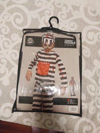 Disfraz Zombie Prisionero Talla 5- 6