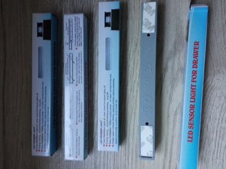 4 Luces LED Bajo Armario Sensor
