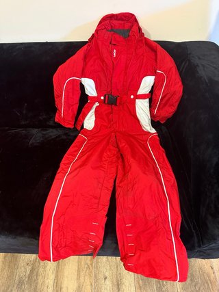 Traje de Nieve Rojo y Blanco