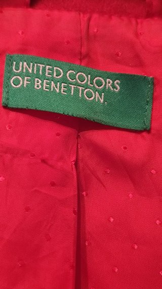 Chaquetón Rojo United Colors of Benetton