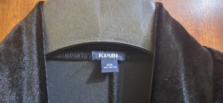 Blazer negro cuello chal