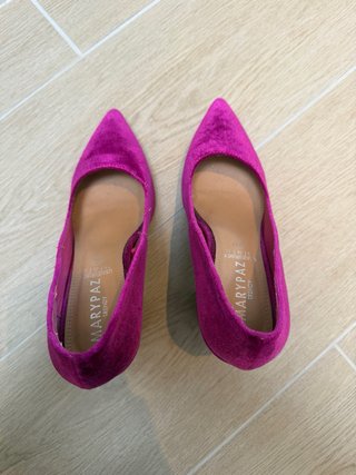 Zapatos tacón Marypaz buganbilla fucsia talla 38