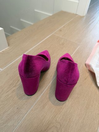 Zapatos tacón Marypaz buganbilla fucsia talla 38