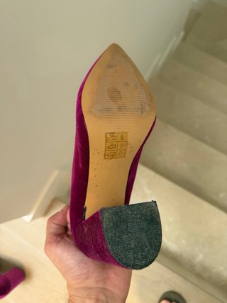 Zapatos tacón Marypaz buganbilla fucsia talla 38