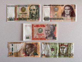 Colección Billetes y Monedas Perú