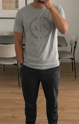 Camiseta Armani Exchange (A|X) Gris