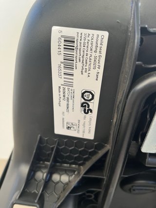 Asiento bici Groovy Negro Fijación cuadro