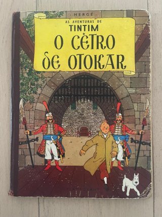 Tintím. O cetro de Otokar. Tintín primera edición