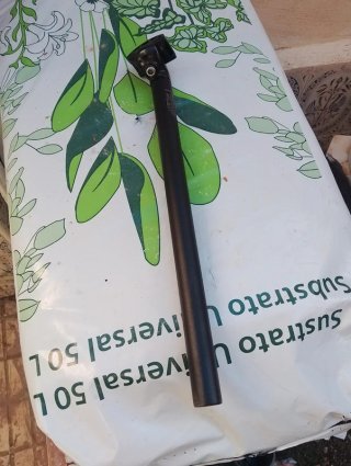 Tija sillín aluminio bicicleta