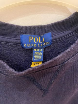 Sudadera Polo Ralph Lauren azul niño