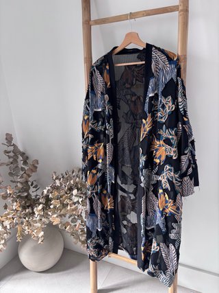 Kimono Uterqüe Animal Print Talla Única