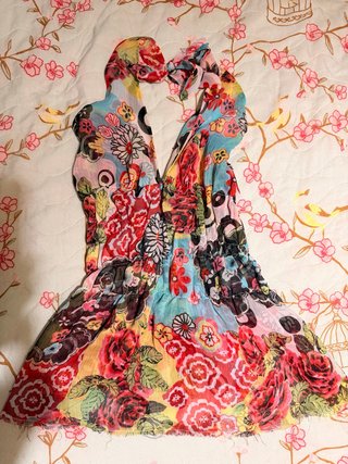 Top Desigual floral multicolor