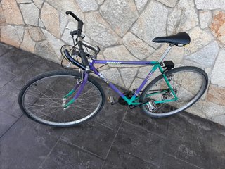 Bicicleta Orbea Morada y Verde