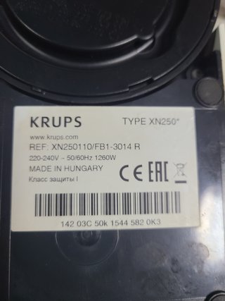 Cafetera Nespresso Krups
