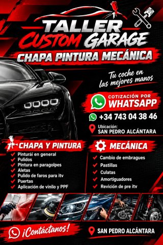 Taller chapa y pintura