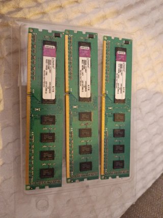 3 Módulos Memoria RAM Kingston 2GB DDR3