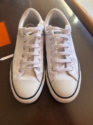 Zapatillas Converse Piel Blancas Talla 40