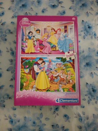 Puzzle Disney Princesas 2x60 piezas