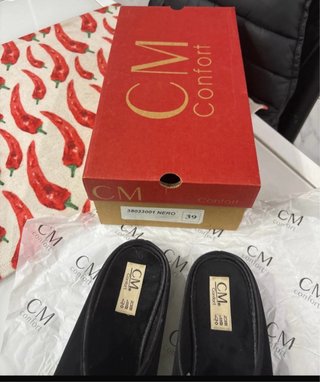 Pantofole CM Confort Nere Taglia 39