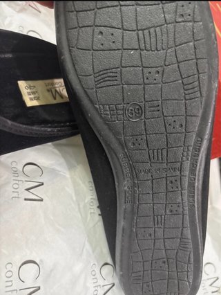 Pantofole CM Confort Nere Taglia 39