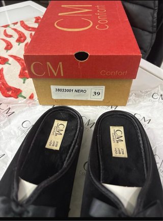 Pantofole CM Confort Nere Taglia 39