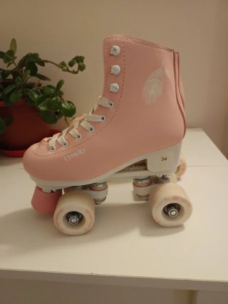 Patines 4 ruedas Axelo Talla 34 Rosa