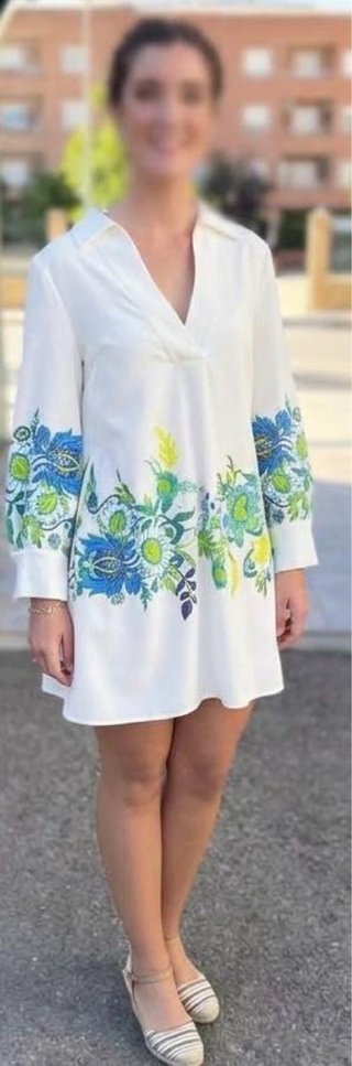 Vestido Zara Mujer Estampado Floral