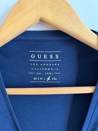 Camiseta Guess Azul Talla XL