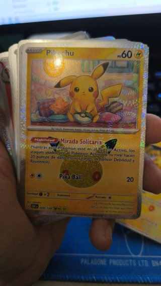 Lote de cartas Pikachu