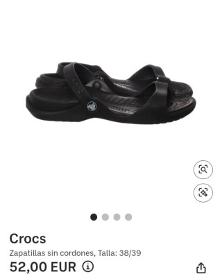 Sandalias Crocs Cleo Negras