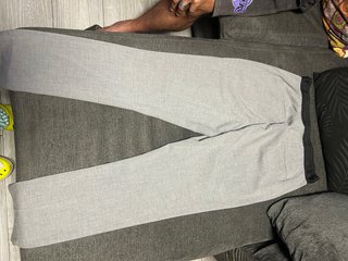 Pantalón de vestir gris Zara Talla M