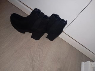 Botines negros mujer plataforma